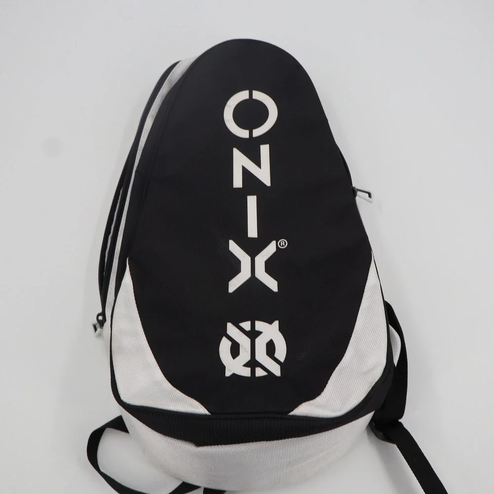 Onix Pickleball Backpack Black White Padded Straps Athletic‎ Court Bag